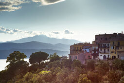 Capoliveri and Monte Capanne, Elba, Tuscany, Italy