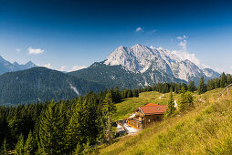 Kranzberg haus, Hoher Kranzberg, Mittenwald, Upper Bavaria, Bavaria, Germany