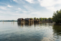 Stilt house museum, Unteruhldingen, Lake Constance, Baden-Württemberg, Germany