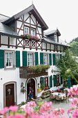 Couple having a break at a nice inn