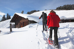 Schneeschuhwanderung über Saalfelden, Saaletal, Pinzgau, Salzburger Land