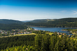 lake Schluchsee, Black Forest, Baden-Wuerttemberg, Germany