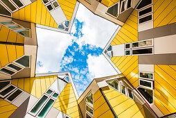 The cube houses by architect Piet Blom at Oudehaven, Rotterdam, Netherlands