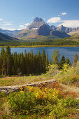 Swiftcurrent  Lake , Many Glacier Region , Glacier National Park , Montana , U.S.A. , Amerika