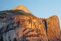 Sunset at North Dome , Yosemite Valley , Yosemite National Park , Sierra Nevada , California , U.S.A. , America