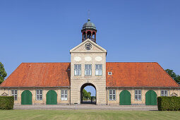 Gatehouse of Castle Augustenborg, Island Als, Danish South Sea Islands, Southern Denmark, Denmark, Scandinavia, Northern Europe