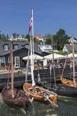 Boote im Snekkersten Hafen in Helsingør, Insel Seeland, Dänemark, Nordeuropa, Europa