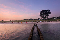 Breakwater near Ahrenshoop, Fischland, Mecklenburg-West Pomerania, Germany