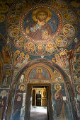 'Panagia Phorviotissa oder Panagia tis Asinou, Nikitari; Panagia Tis Asinou Kirche, UNESCO Kirche, Galata-Kakopetria, s, Troodos Gebirge, Zypern'