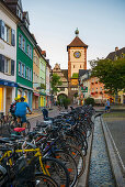 Schwabentor, Altstadt, Freiburg im Breisgau, Schwarzwald, Baden-Württemberg, Deutschland