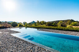 Pool of Finca Son Gener near Arta, Mallorca, Balearic Islands, Spain