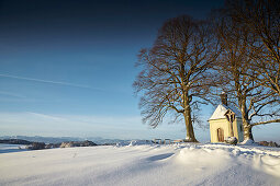 Maria Dank Chapel near Degerndorf, Muensing Bavaria, Germany