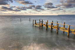 Sonnenaufgang vor Vitt, Halbinsel Wittow, Insel Rügen, Ostseeküste, Mecklenburg-Vorpommern, Norddeutschland, Deutschland, Europa