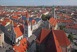 Altes Rathaus, Heilig-Geist-Kirche, Tal and Isartor, Munich, Bavaria, Germany