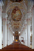 Interior of the church Heilig-Geist-Kirche, Munich, Haidhausen