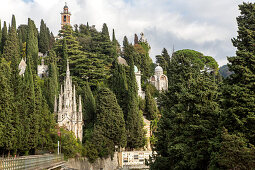 tombs, sculptures, Monumental Cemetery of Staglieno, Genoa, Liguria, Italy