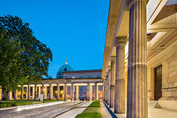 Portico at Alte Nationalgalerie, Museum Island, Berlin, Germany