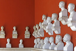 Busts in the bavarian Hall of Fame, Theresienwiese, Munich, Upper Bavaria, Bavaria, Germany