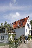 Residential house at Auer Muehlbach, Mondstrasse, Untergiesing, Munich, Upper Bavaria, Bavaria, Germany