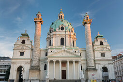 Karlskirche, Karlsplatz, 4th district of Wieden, Vienna, Austria