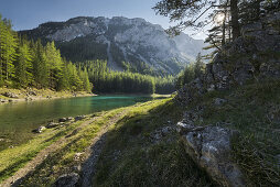 Grüner See, Oberort, Hochchwab Gebiet, Steiermark, Österreich