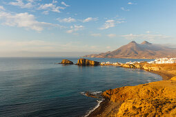 beach at La Isleta del Moro, Cabo de Gata, Mediterranean Sea, Parque Natural Cabo de Gata-Nijar, natural park, UNESCO Biosphere Reserve, Almeria province, Andalucia, Spain, Europe