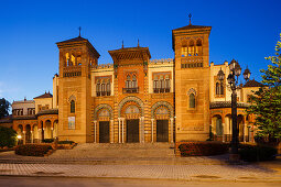 Museo de Artes y Costumbres Populares, Volkskundemuseum, Parque de Maria Luisa, Ibero-Amerikanische Ausstellung 1929, Sevilla, Andalusien, Spanien, Europa