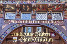 The famous 'Knochenhaueramtshaus', a half-timbered building, in the old town of Hildesheim, Lower Saxony, Northern Germany, Germany, Europe
