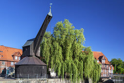 Alter Hafen in der Hansestadt Lüneburg, Niedersachsen, Norddeutschland, Deutschland, Europa