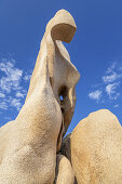 Remarkable Tafoni rock on the Coast at Punta di Campomoro, Campomoro, South Corsica, Corsica, Southern France, France, Southern Europe, Europe