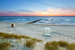 Strand bei Ahrenshoop, Ostsee, Mecklenburg-Vorpommern, Deutschland