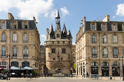 'Das Stadttor Porte Cailhau oder auch ''Porte du Palais'', Bordeaux, Gironde, Nouvelle-Aquitaine, Frankreich, Europa'