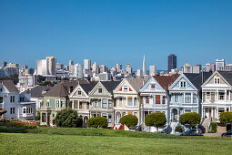 Alamo Square, San Francisco, Kalifornien, USA