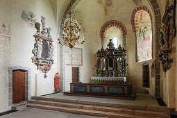 Altar in der Kirche von Oeja , Schweden