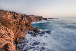 Rocky coast at the beach Praia da Amoreira,  Aljezur, Faro, Portugal