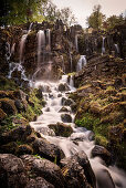 UNESCO Welterbe Bergpark Wilhelmshöhe, Steinhöfer Wasserfall, Kassel, Hessen, Deutschland