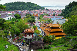 The Fu Ling Kong Temple on Pangor Island, Malaysia