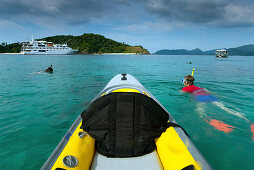 Snorkeling at 115 Island in the Margui Archipelago, Myanmar
