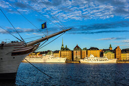 View from Soedermalm on Old Town Gamla Stan, Stockholm, Sweden