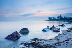 Stein, Steine, Ostsee, Leuchtturm, Bülk, Eckerförder Bucht, Schleswig Holstein, Deutschland