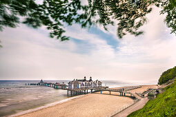 Seebrücke, Sellin, Rügen, Mecklenburg-Vorpommern, Deutschland