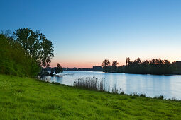 Birtener Altrhein, old arm of the Rhine river, near Xanten, Lower Rhine, North-Rhine Westphalia, Germany