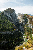 Verdonschlucht, Gorges du Verdon, auch Grand Canyon du Verdon, Departement Alpes-de-Haute-Provence, Region Provence-Alpes-Côte d'Azur, Frankreich