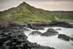 basalt pillars of Giant’s Causeway, Northern Ireland, United Kingdom, Europe, UNESCO World Heritage Site