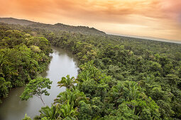 BELIZE, Punta Gorda, Toledo, some of the breathtaking scenery located around Belcampo Belize Lodge and Jungle Farm