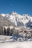 winterly landscape, mountains, snow, Werfenweng, Austria, the Alps, Europe