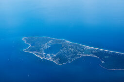 Luftaufnahme von Long Island, New York City, Vereinigte Staaten von Amerika, USA, Nordamerika