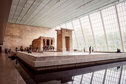 Egyptian Temple inside the Metropolitan Museum of Art, 5th Ave, Manhattan, NYC, New York City, United States of America, USA, North America