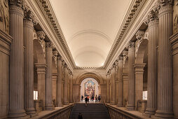 impressive stairway at the Metropolitan Museum of Art, 5th Ave, Manhattan, NYC, New York City, United States of America, USA, North America