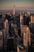 432 Wolkenkratzer, Blick von Aussichtsplattform des Empire State Building, Manhattan, New York City, Vereinigte Staaten von Amerika, USA, Nordamerika